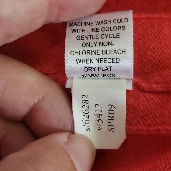 Y2K Banana Republic Sweater Mens L Mock Neck Cashmere Cotton Rib Knit 1/4 Zip - Picture 6 of 7